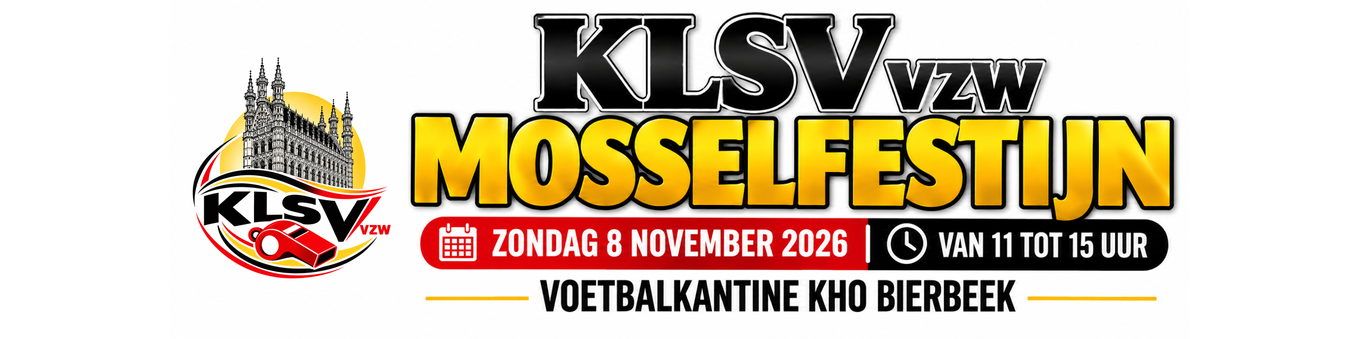 KLSV Mosselfestijn - zondag 8 november 2026